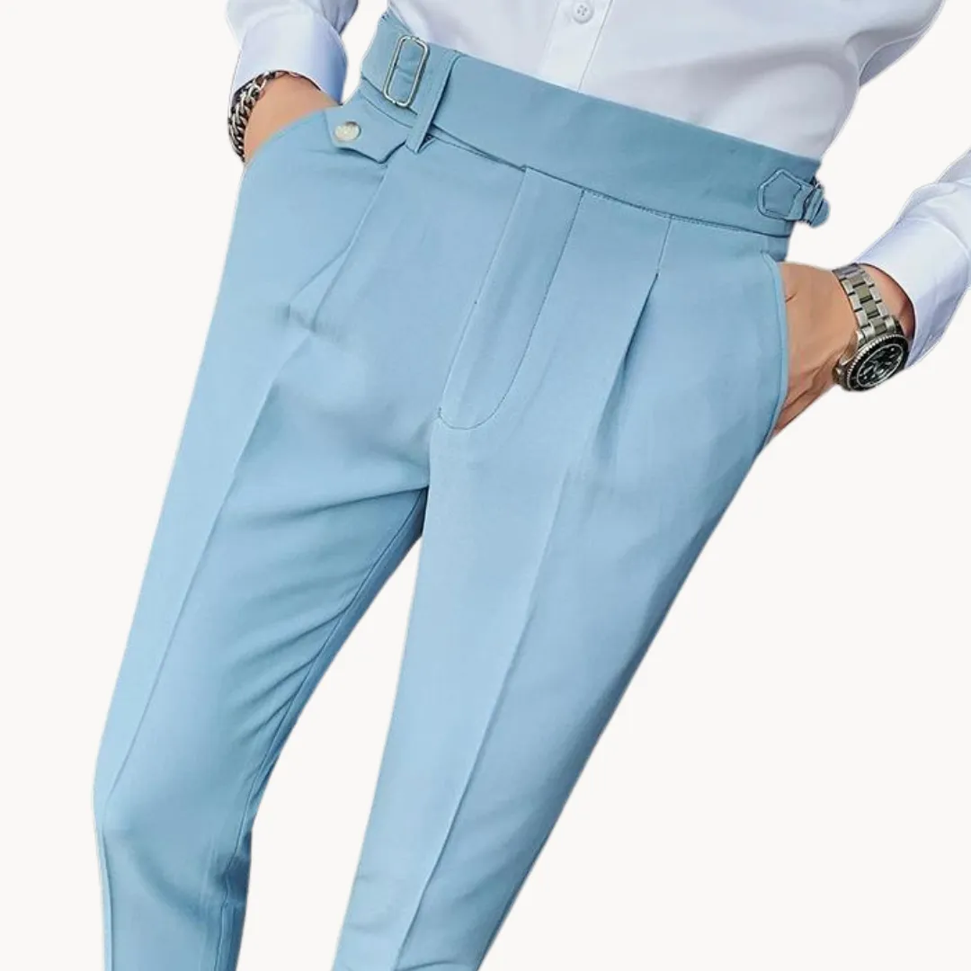 Marcello Sharp Pleated Trousers