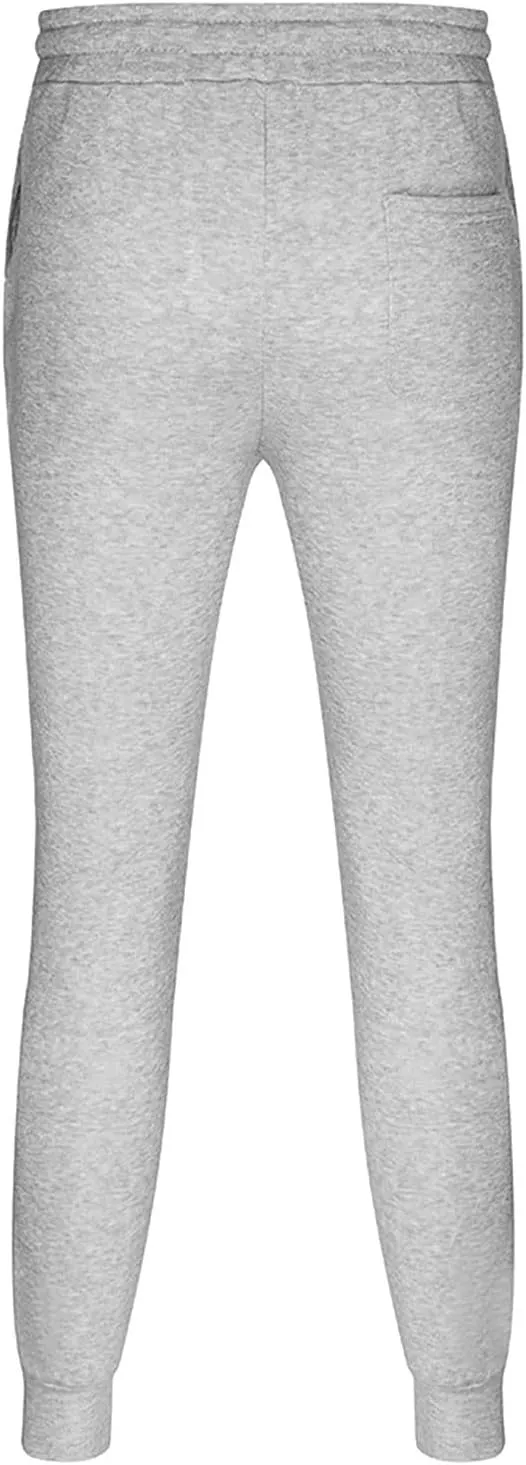 Mens Sweatpants with Pockets Athletic Cargo Pants for Men Relaxed Fit Multiple Pockets Outdoor Straight Type Trousers