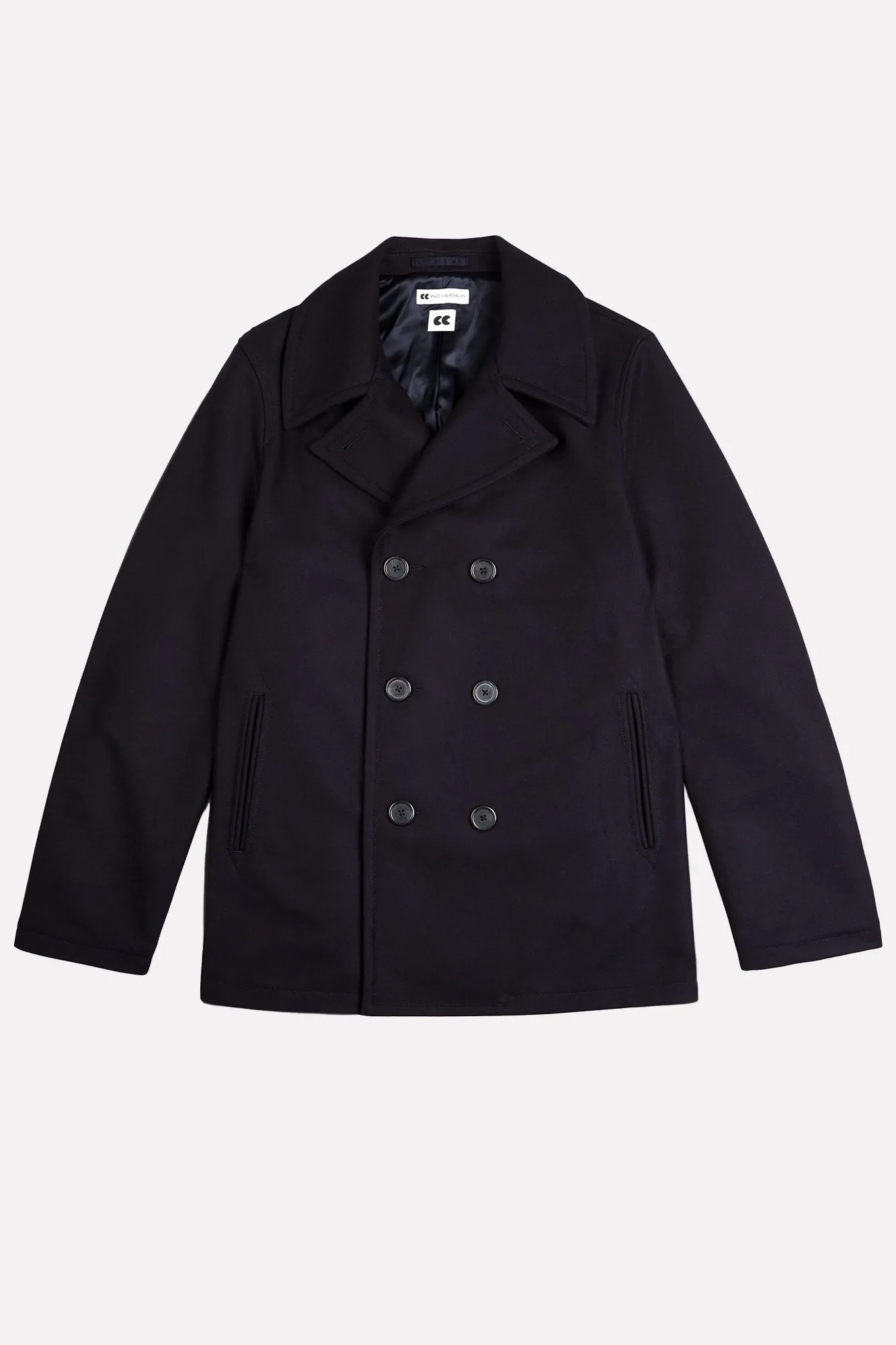 Men's Wool Peacoat - Navy