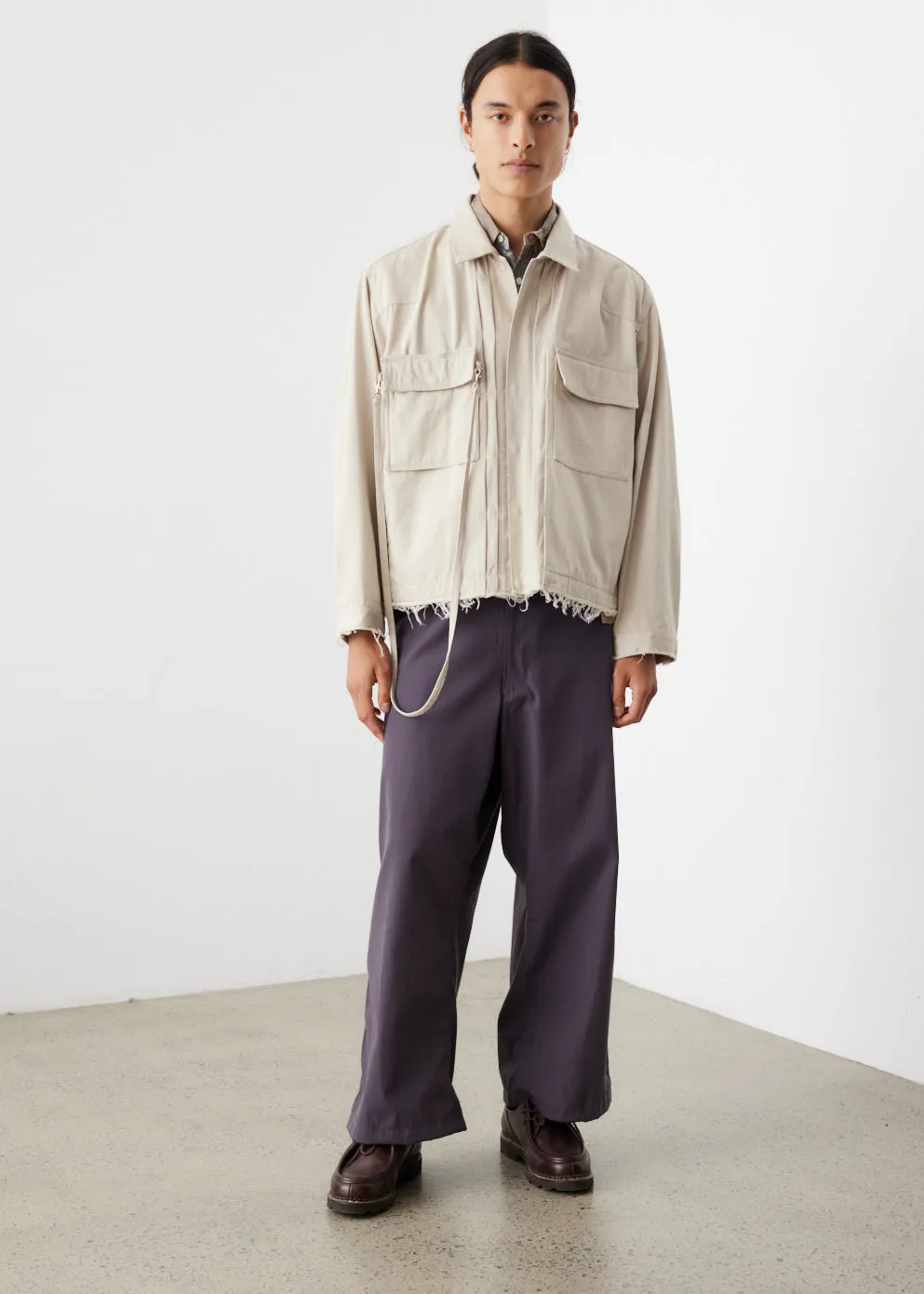 Military Wide Easy Over Pants