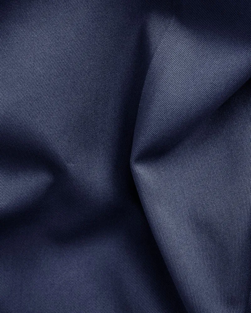 Navy Cotton Trousers