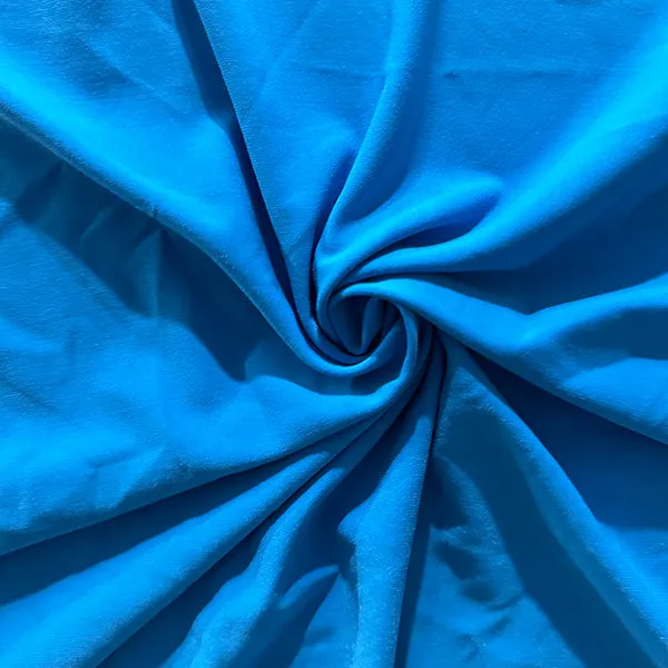 Ocean Blue ITY Jersey Knit Fabric