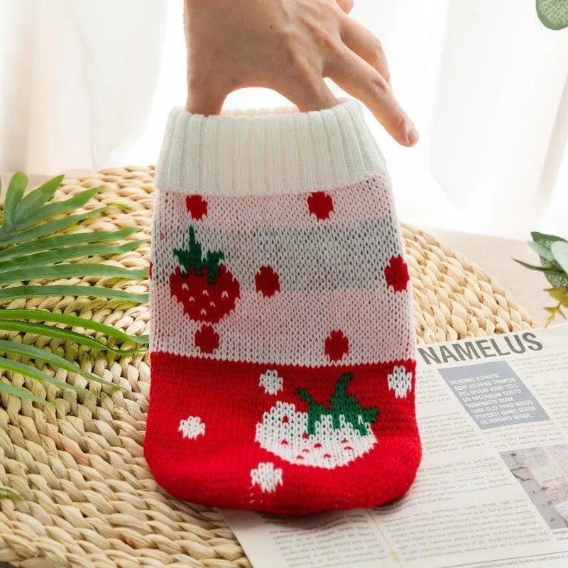 Pet Dog Sweaters Classic Knitwear Turtleneck Winter Warm Puppy Clothing Cute Sweater