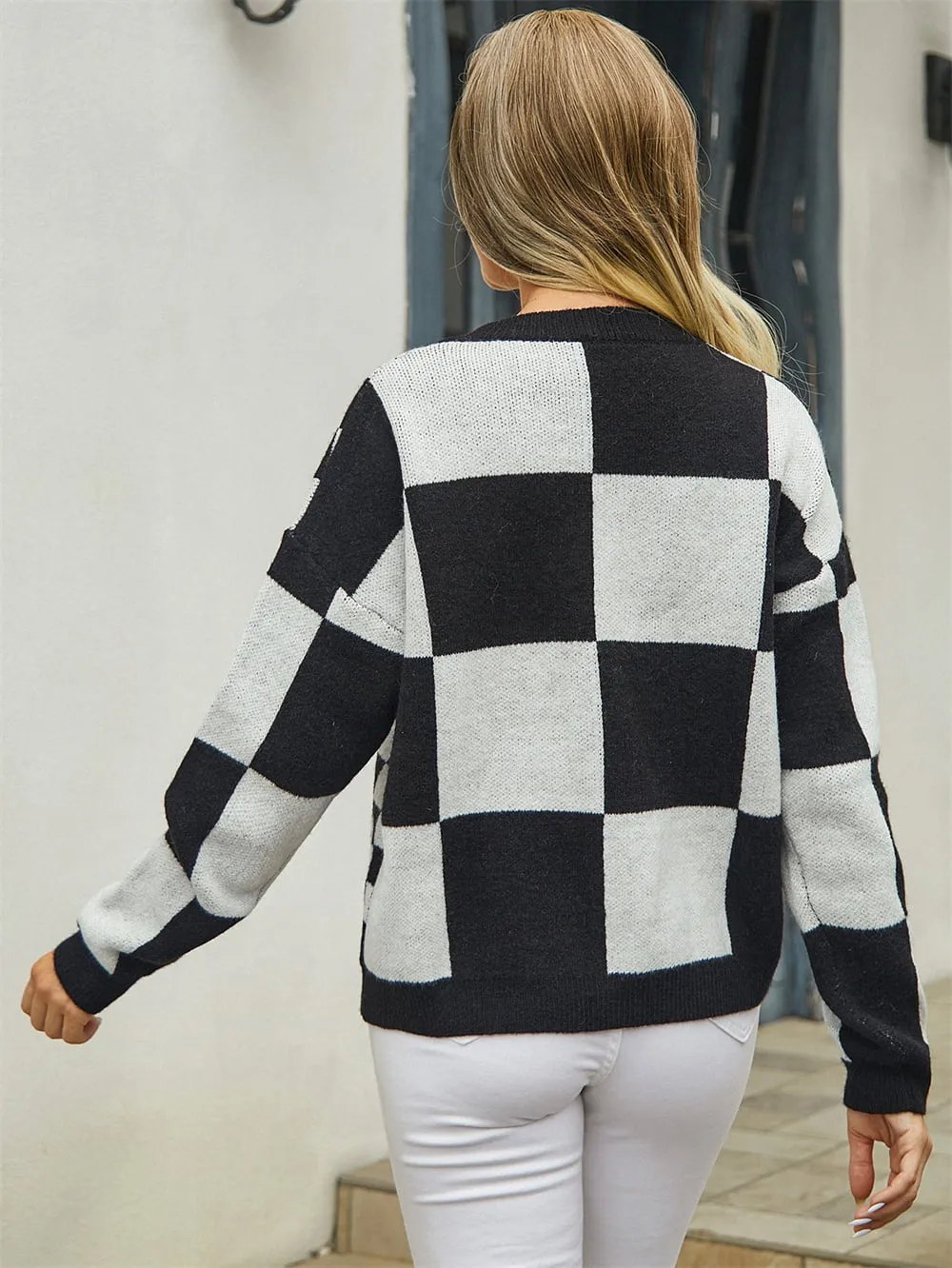 Plaid V-Neck Cardigan - 4 Colors