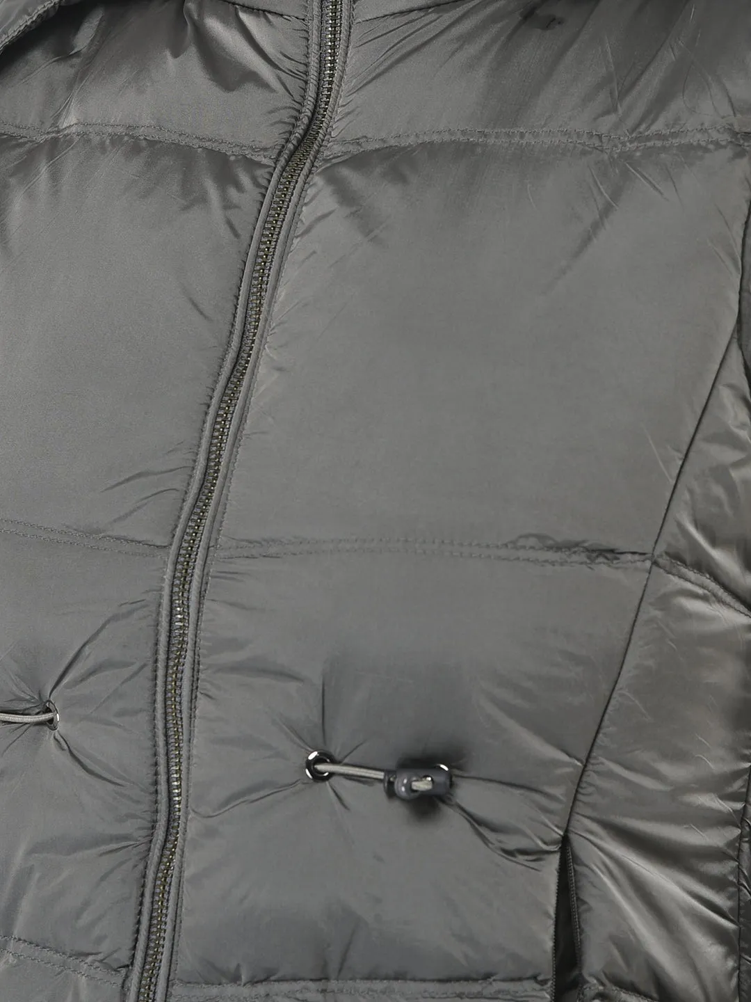 Polished Silver Padded Gilet