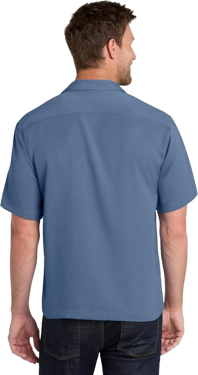 Port Authority Men's Easy Care Short Sleeve Button-Down Camp Shirt