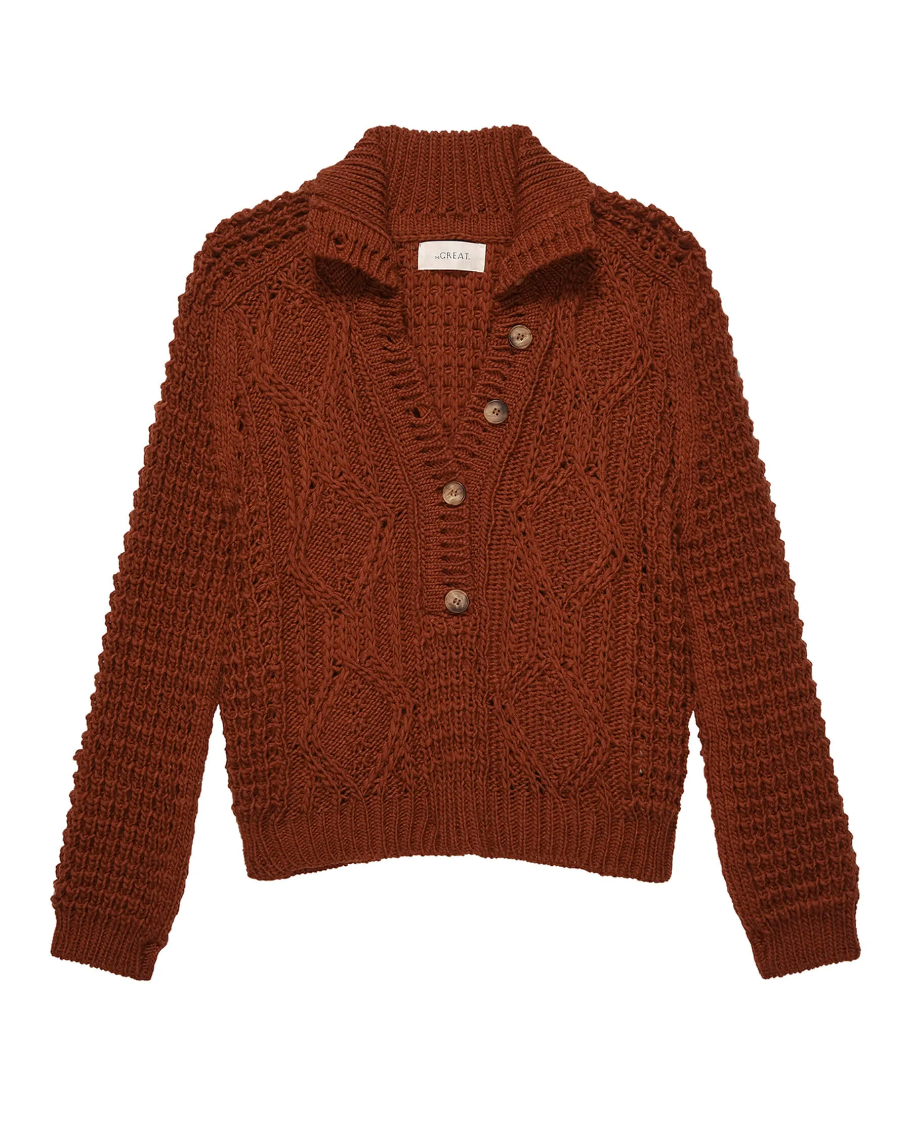 Pullover Cozy Cable Strawberry