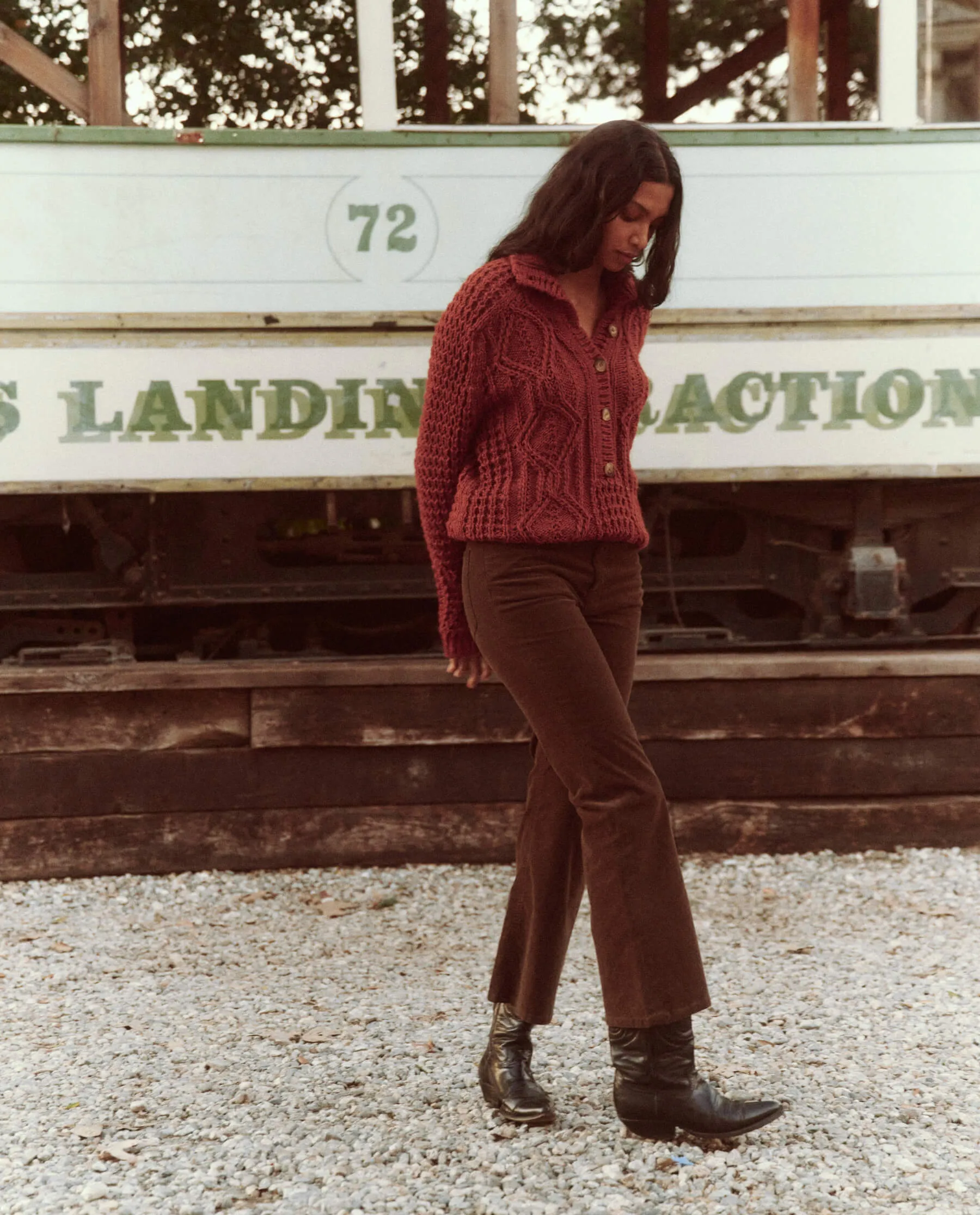 Pullover Cozy Cable Strawberry