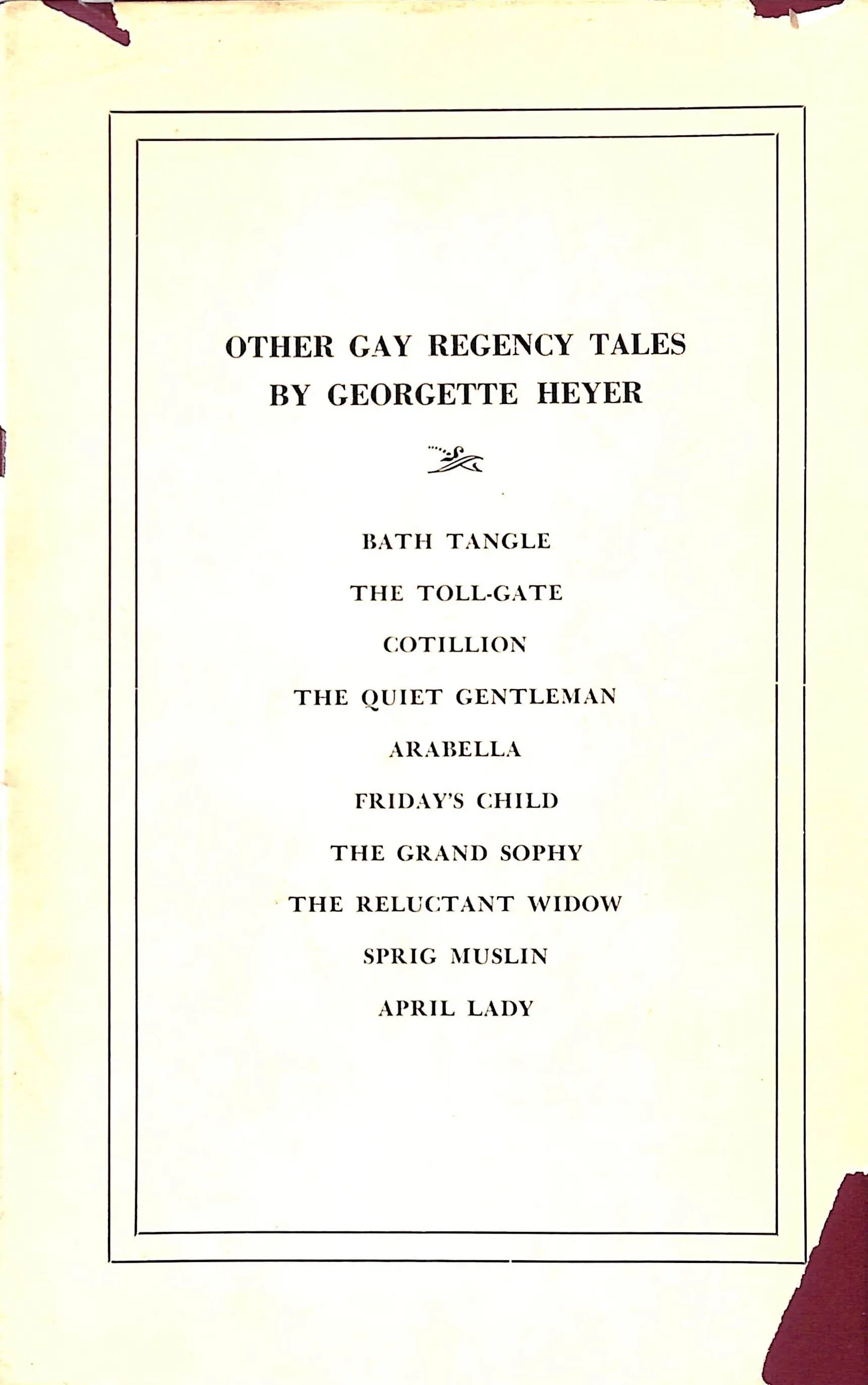 "Sylvester Or The Wicked Uncle" 1957 HEYER, Georgette (SOLD)
