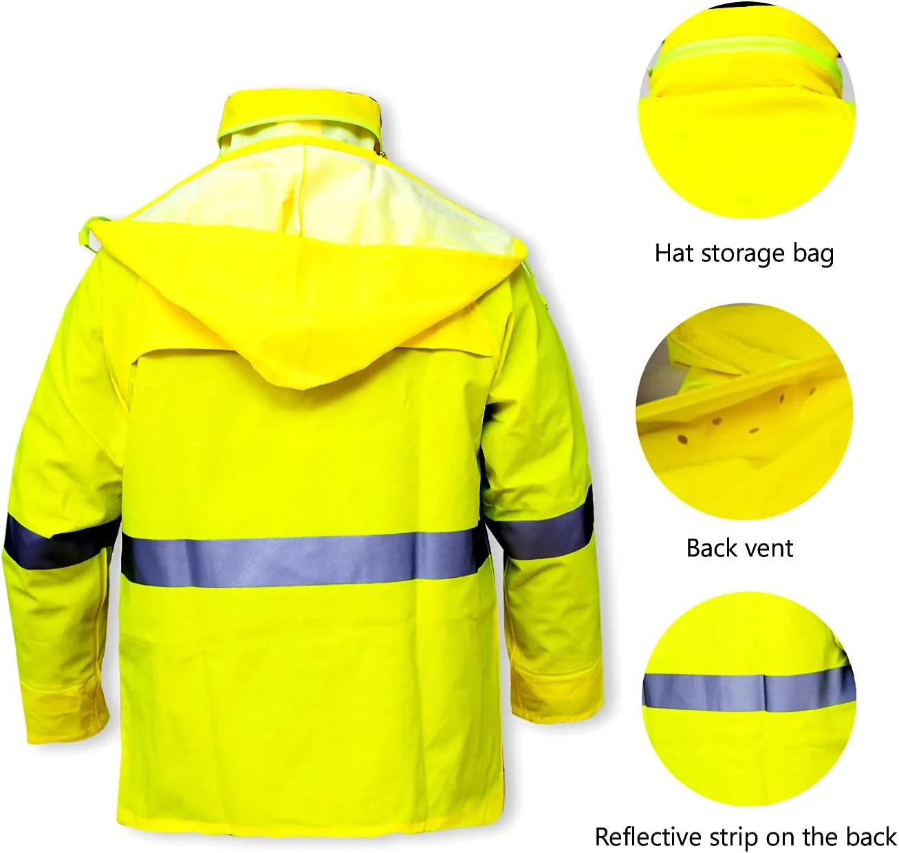 Rain Suits for Men Waterproof Work Heavy Duty Rain Suit Rain coats Rain Gear Jacket and Pants Rainwear