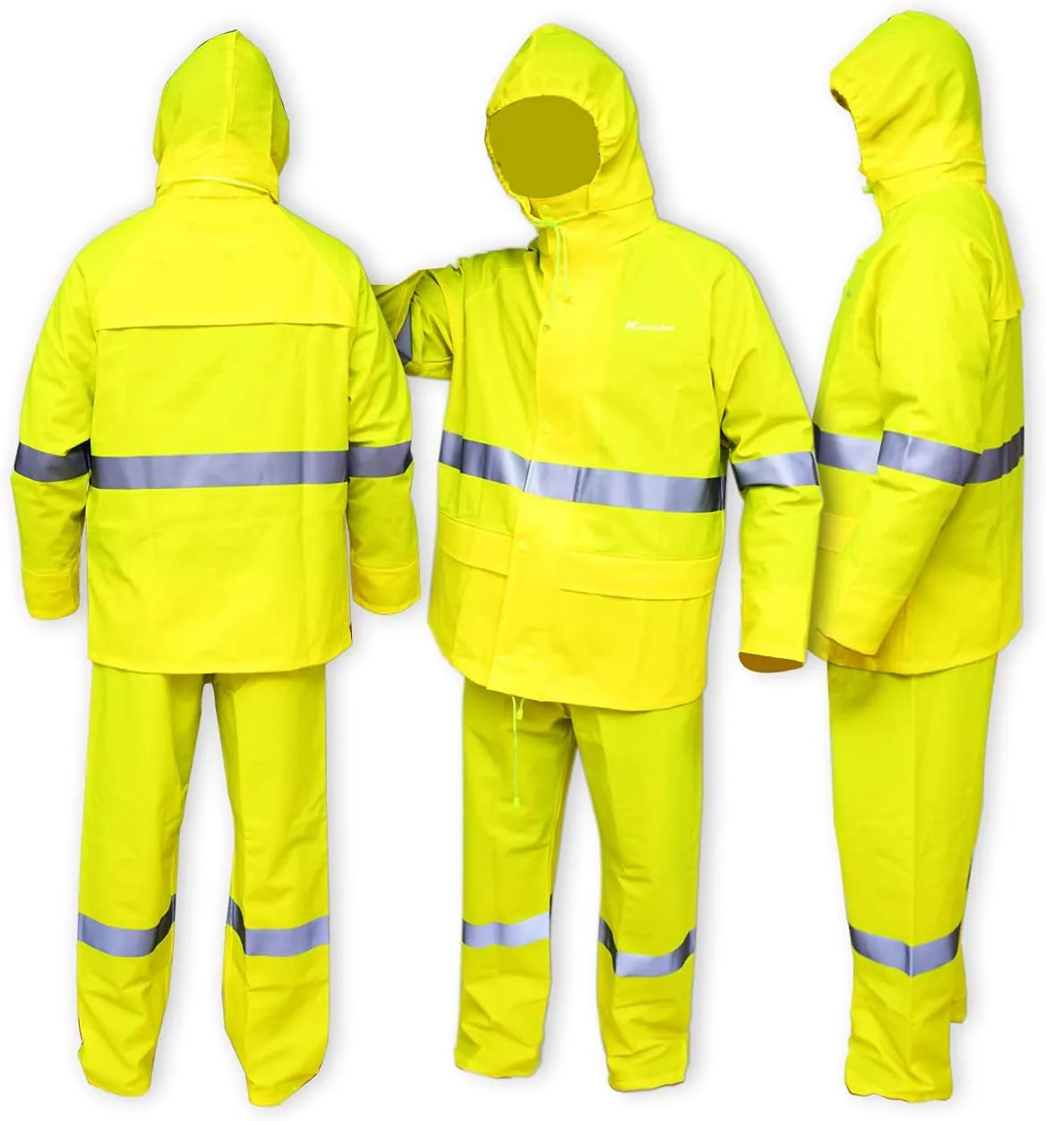 Rain Suits for Men Waterproof Work Heavy Duty Rain Suit Rain coats Rain Gear Jacket and Pants Rainwear