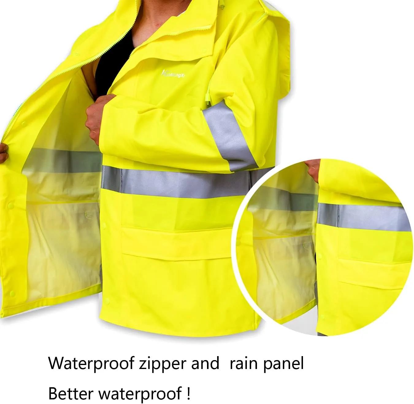 Rain Suits for Men Waterproof Work Heavy Duty Rain Suit Rain coats Rain Gear Jacket and Pants Rainwear