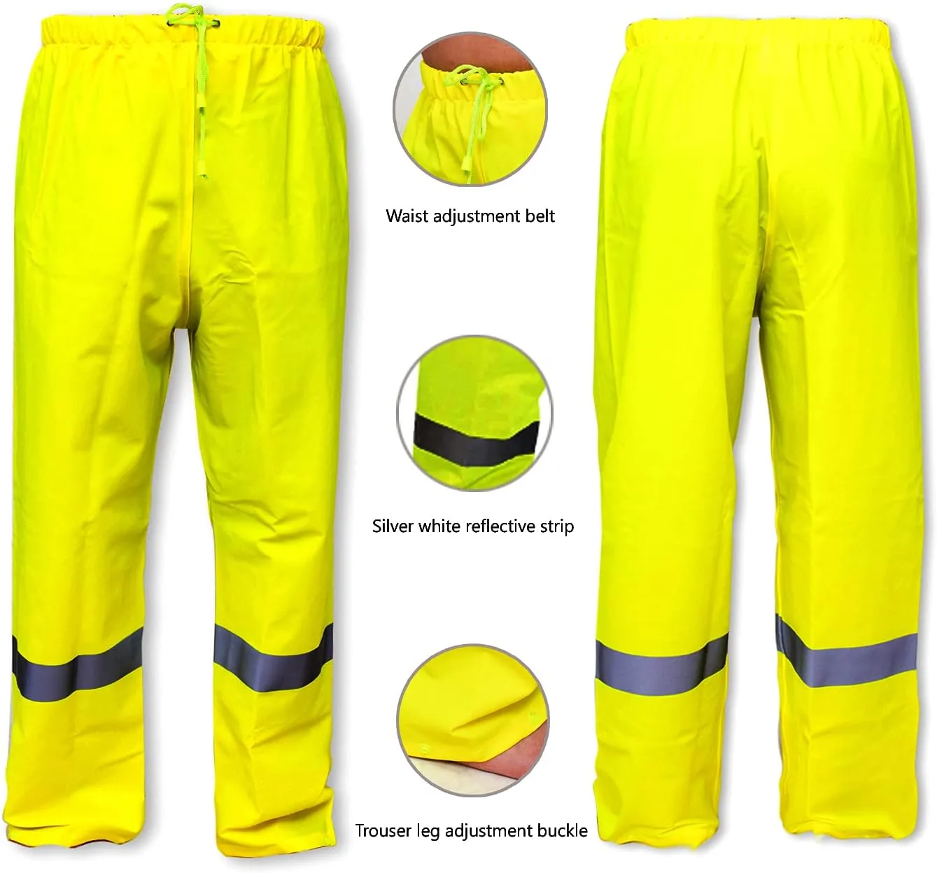 Rain Suits for Men Waterproof Work Heavy Duty Rain Suit Rain coats Rain Gear Jacket and Pants Rainwear