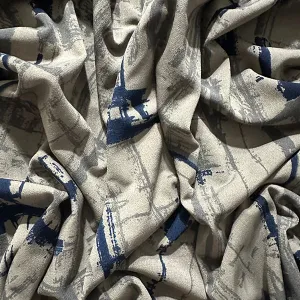 Sand Abstract Print ITY Jersey Knit Fabric