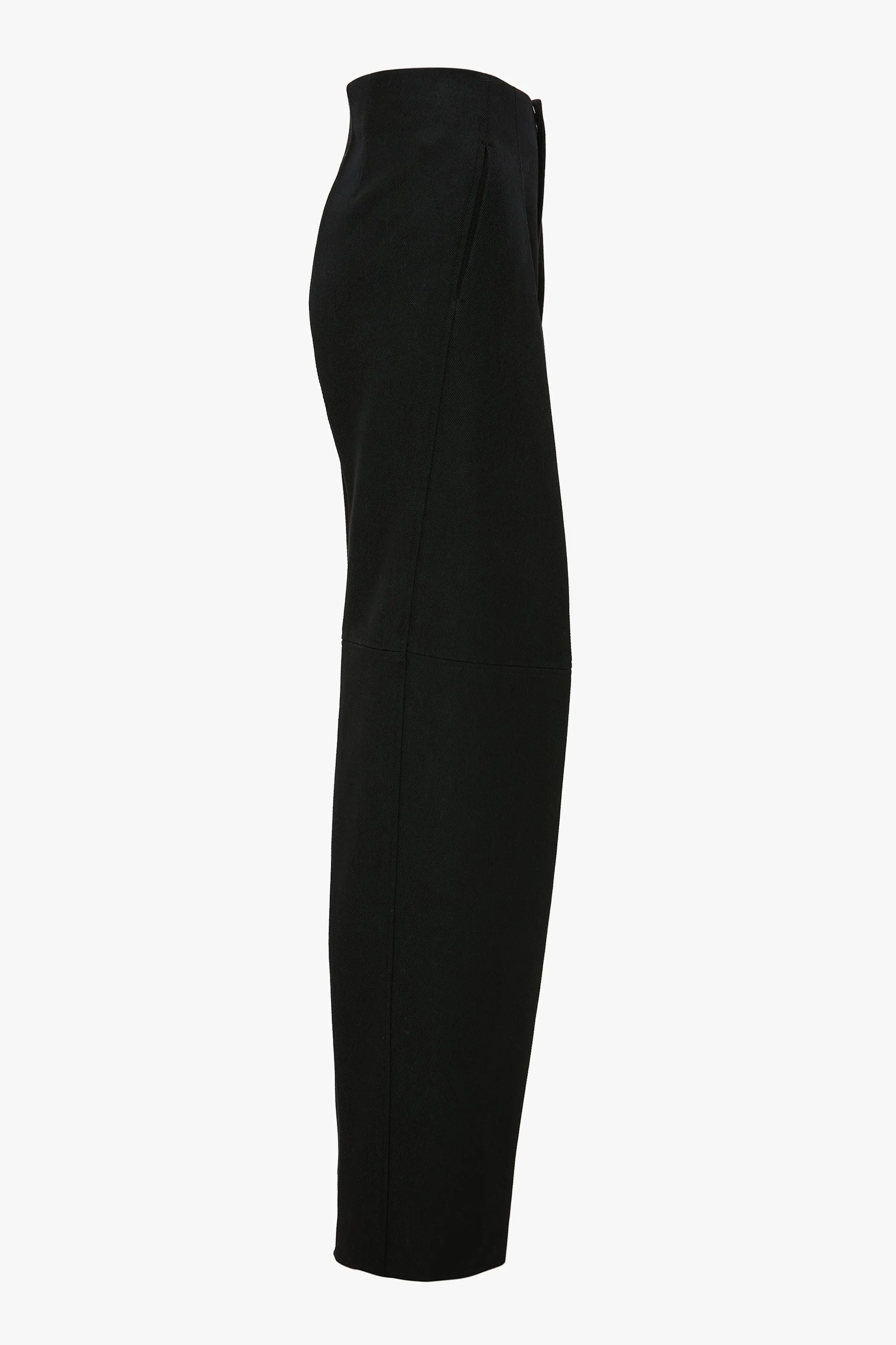 Sculptural Leg Trouser In Black