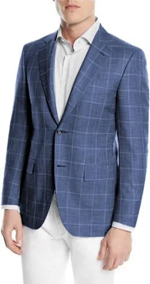 SHUZHXLZANGY Mens Plaid Blazer 2 Button Slim Fit Jacket Sport Coats Casual Blazer for Men Wedding Prom Party