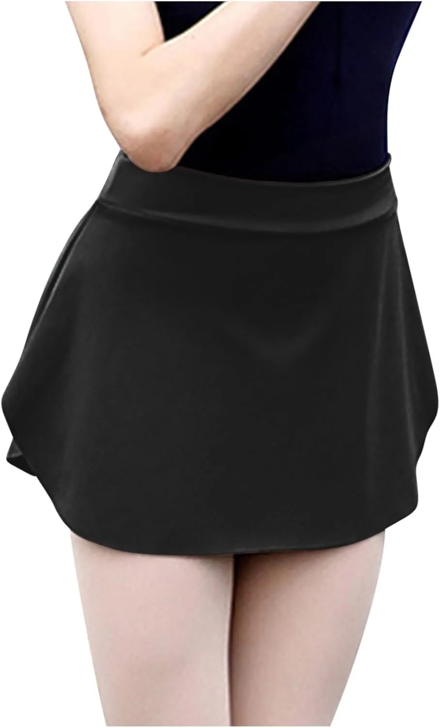 Skirts for Women Trendy High Waisted Smooth Dance Skirt Side Pleated Skirts Fashion Sports Tennis Skirts