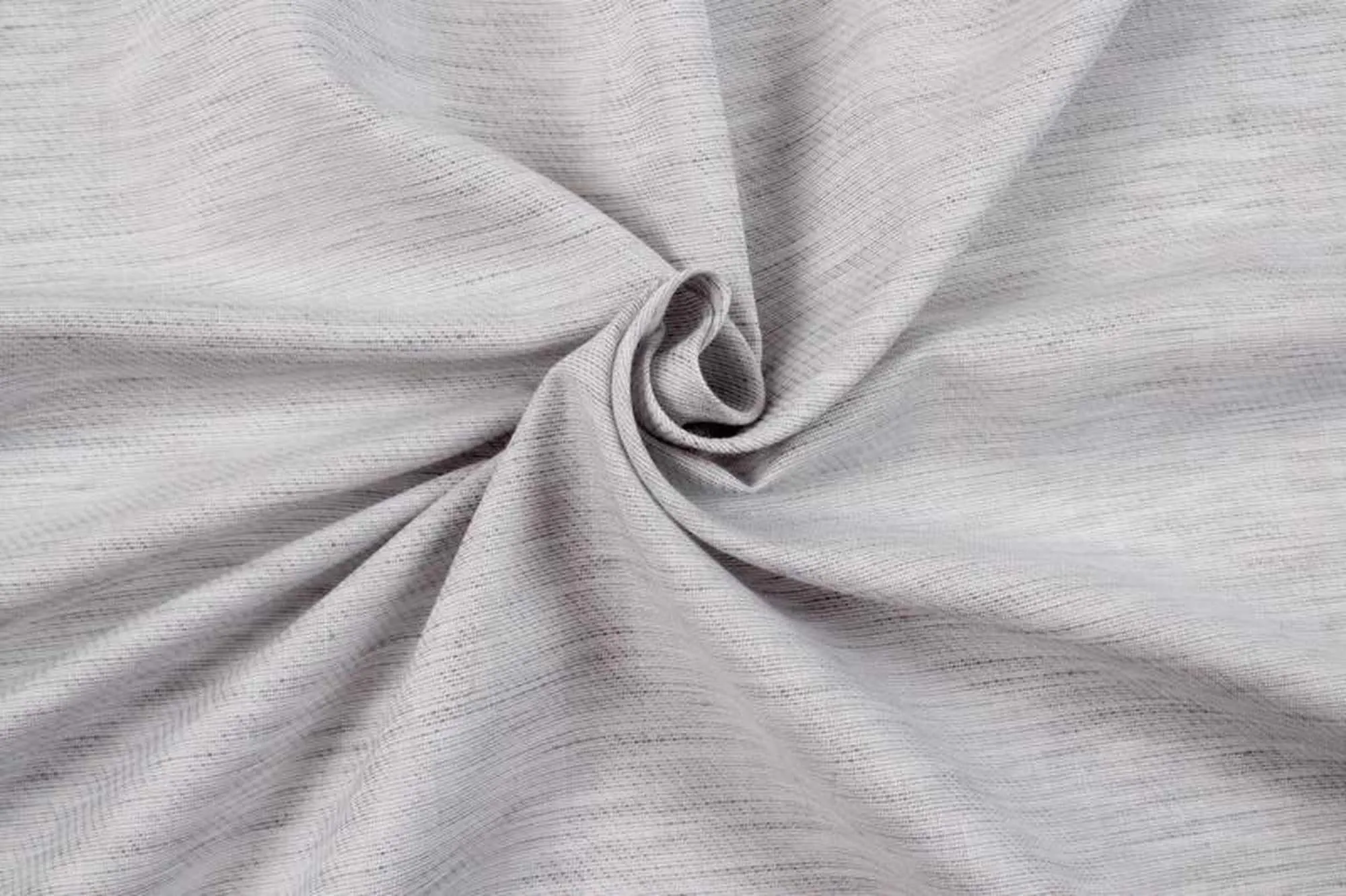 Smooth Mouliné Cotton Linen - Grey