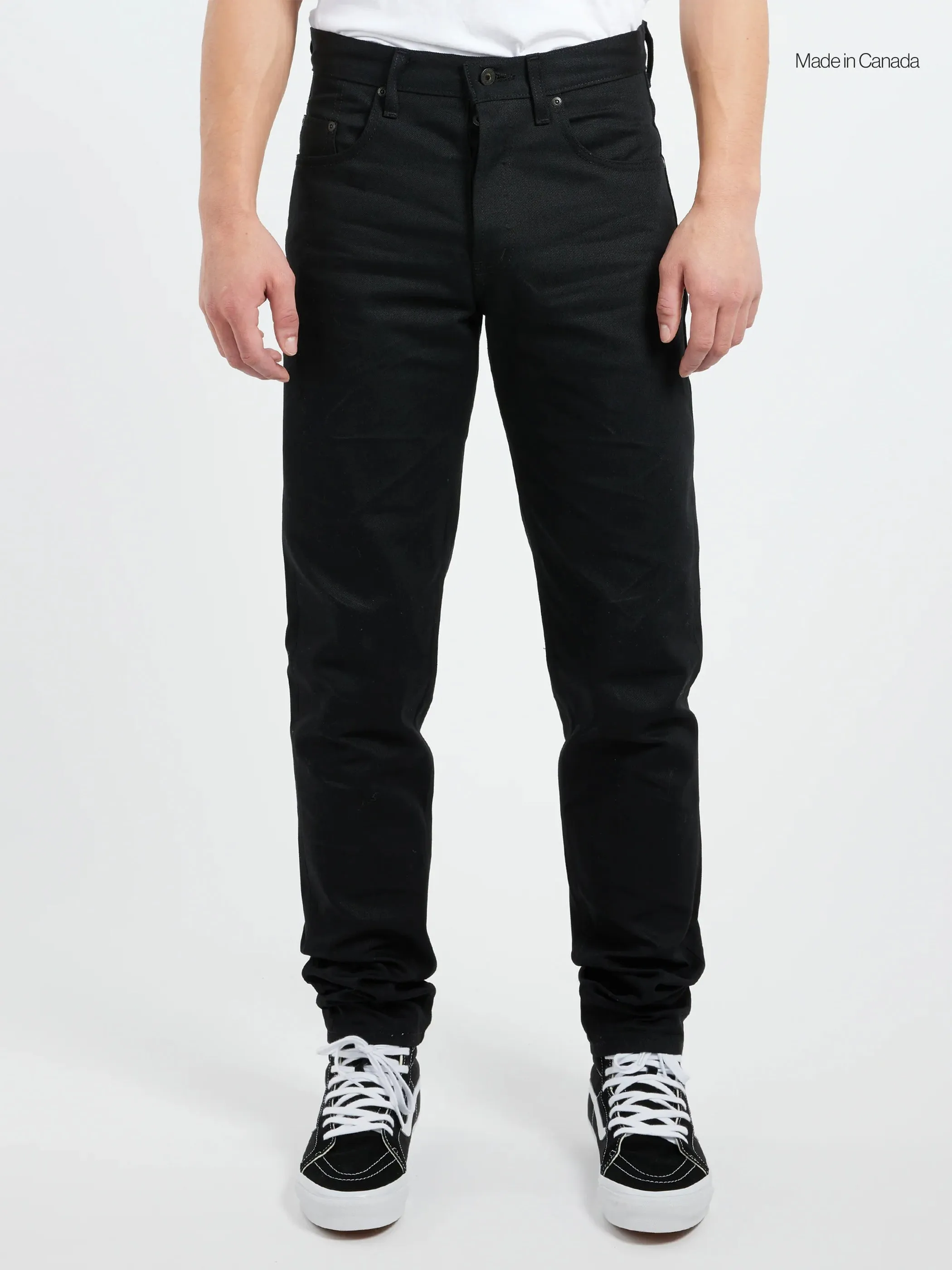 Solid Black Selvedge Easy Guy