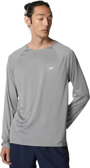 Speedo Men's Uv Swim Shirt Easy Long Sleeve Regular Fit