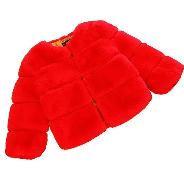 Stylish Faux Fur Coat