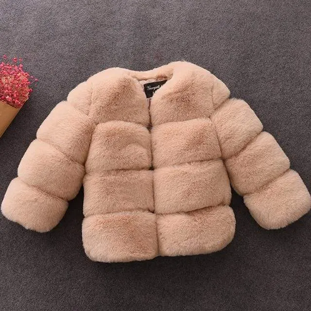 Stylish Faux Fur Coat