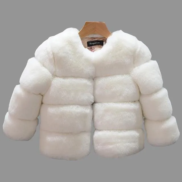 Stylish Faux Fur Coat
