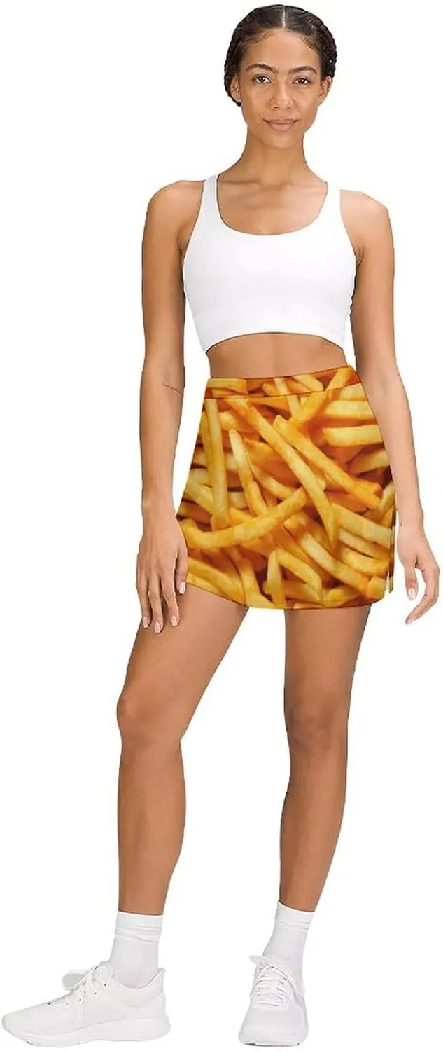 Trouser Skirt,Women's Versatile Stretch Casual Mini Skirt Light Proof