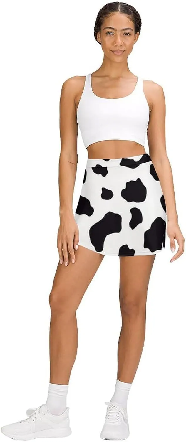 Trouser Skirt,Women's Versatile Stretch Casual Mini Skirt Light Proof