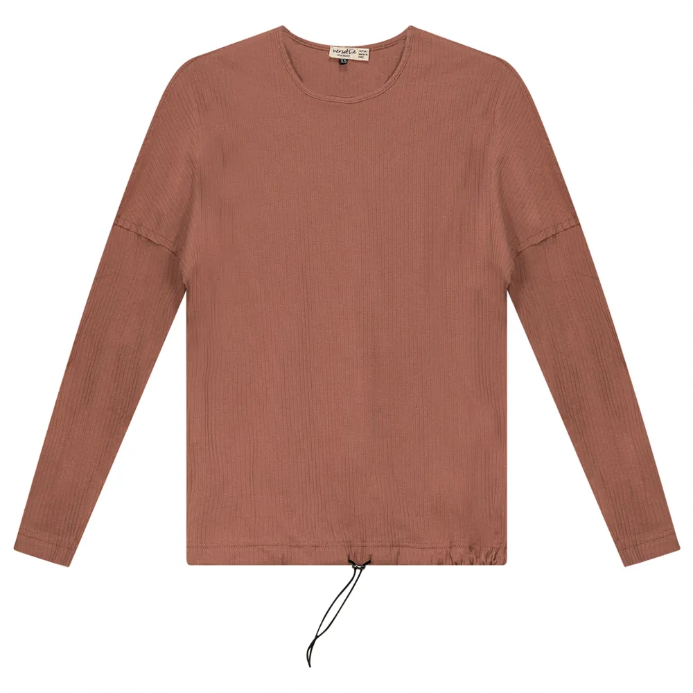 Versatile Drop Shoulder Bungee Tee