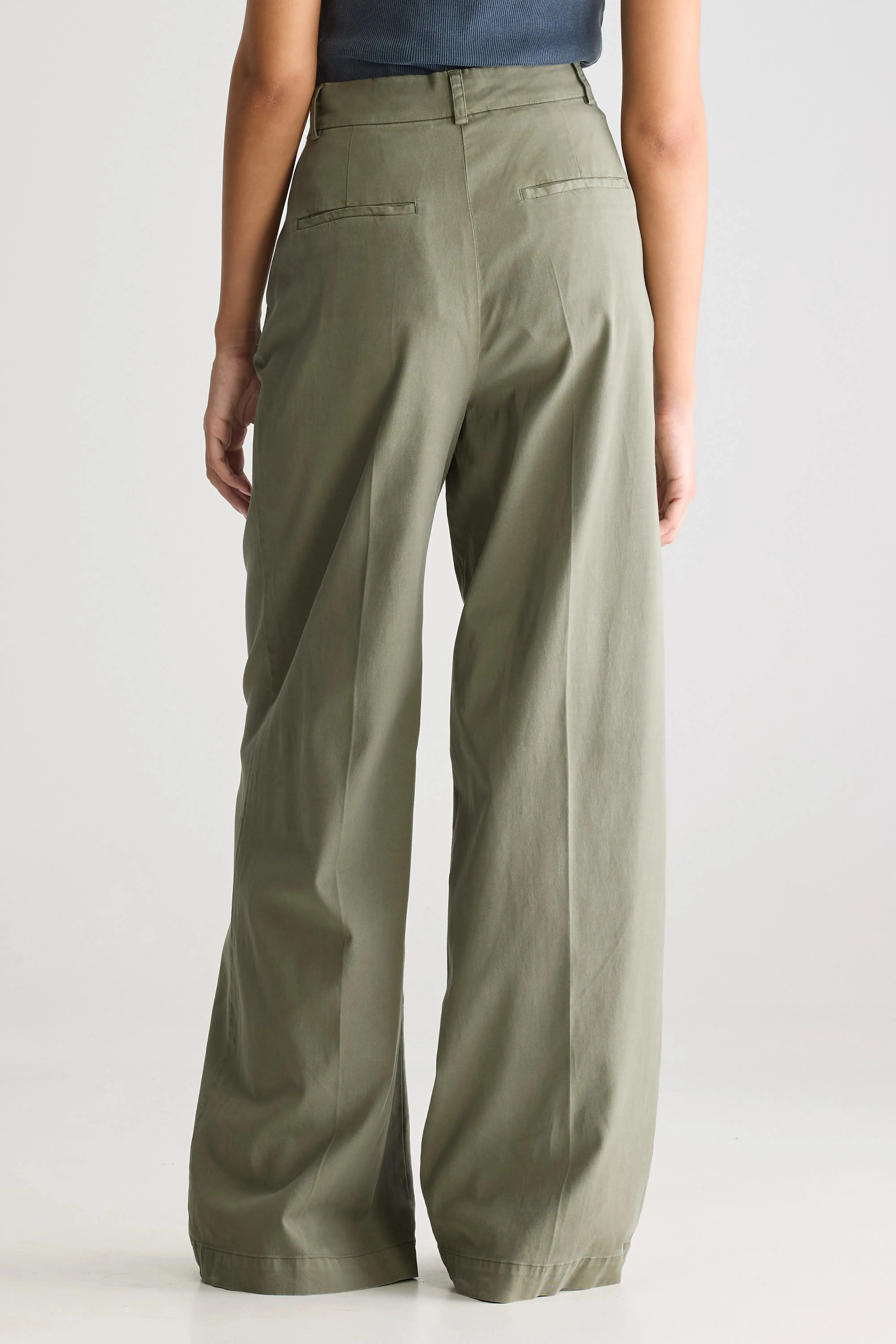 Viktor formal trousers (251 / W / DUSTY OLIVE)