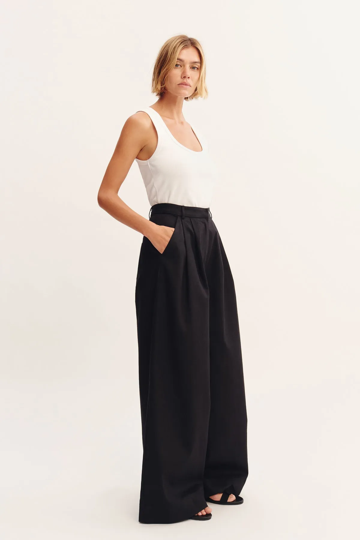 WESLEY TROUSER - BLACK