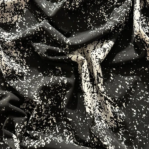 White Noise ITY Jersey Knit Fabric