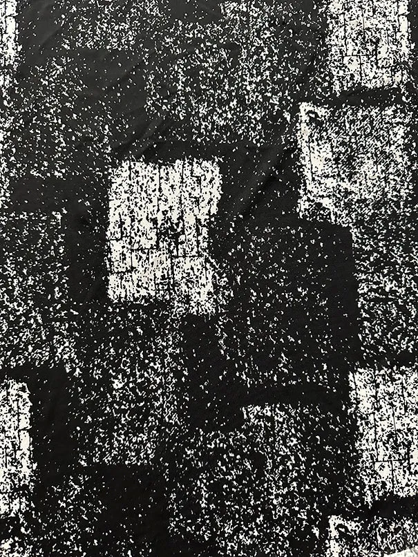 White Noise ITY Jersey Knit Fabric