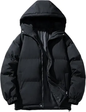 Winter Parkas Men Cotton-Padded Coats Men Puffer Jackets Outdoor Hooded Coat Casual Windbreaker Thick Warm Men Jacket