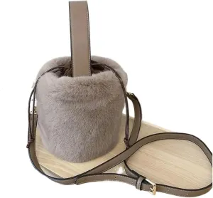 Women Bucket Plush Winter Large Capacity Warm Single-shoulder Winter Autumn Bag For Women