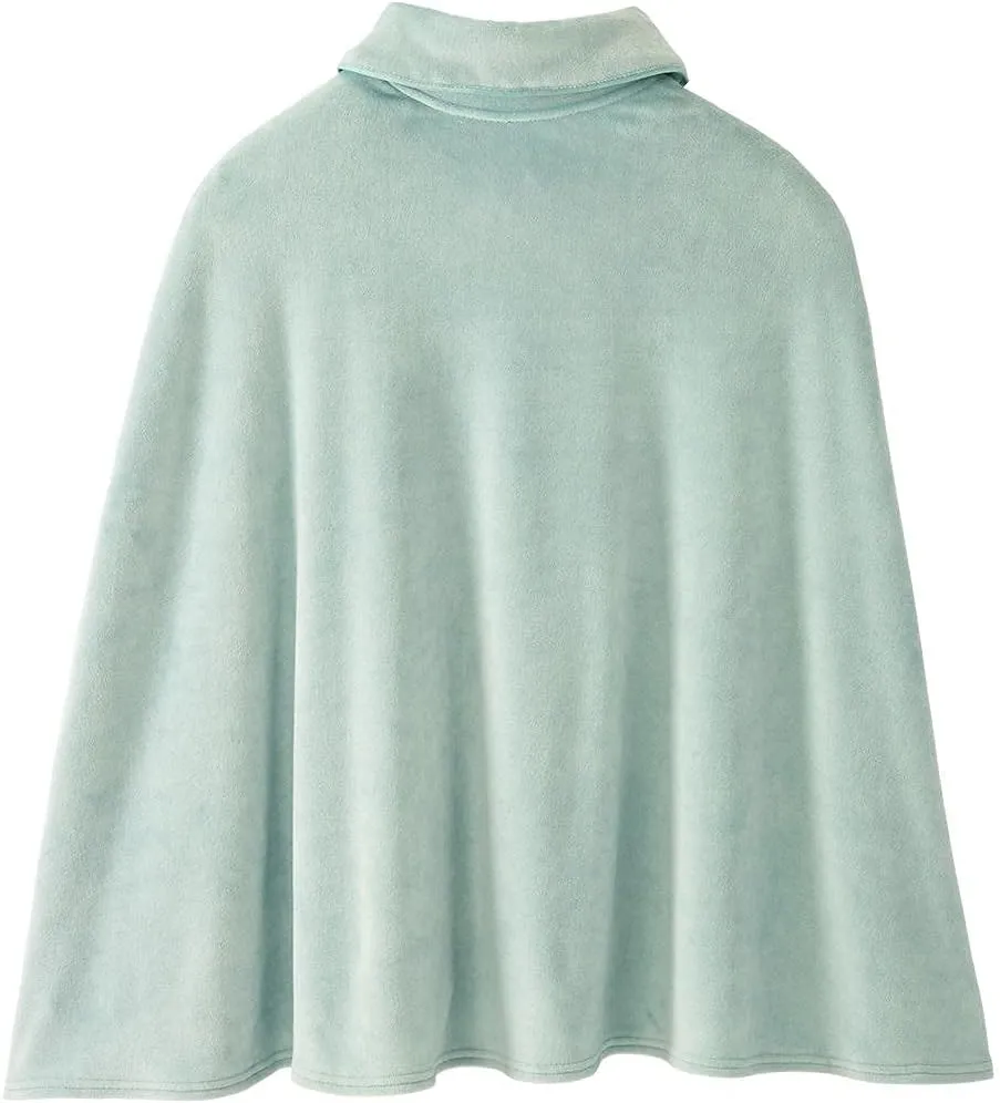 Womens Adaptive Easy-Dress Bed Jacket Cape for Elderly Needs