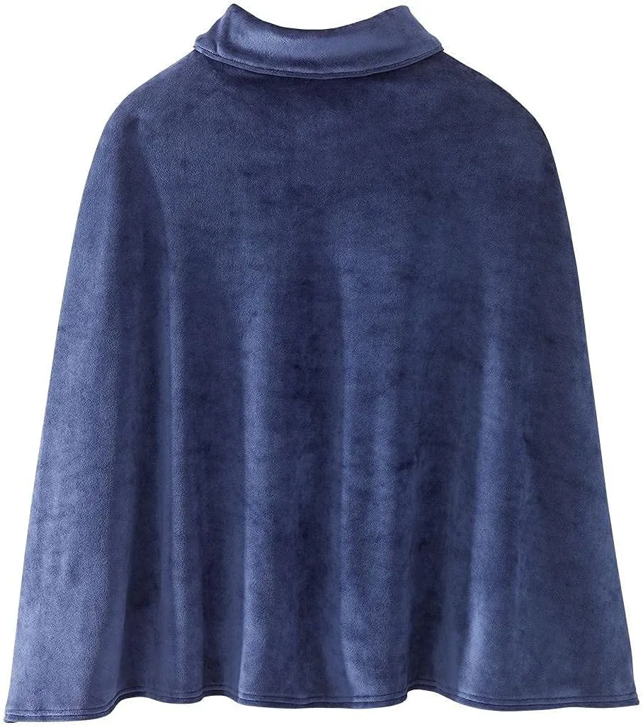 Womens Adaptive Easy-Dress Bed Jacket Cape for Elderly Needs
