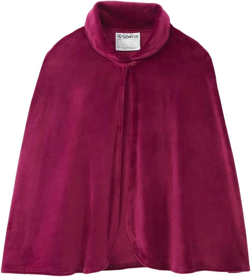 Womens Adaptive Easy-Dress Bed Jacket Cape for Elderly Needs